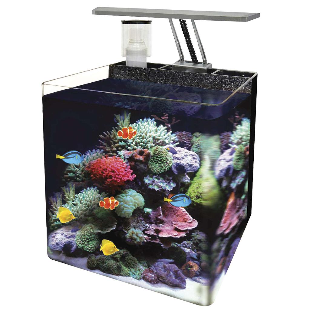 Nano Acuario marino OCEAN FREE (16.00 L) negro