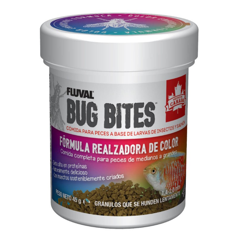 FLUVAL BUG BITES GRÁNULOS FORMULA REALZADOR COLOR