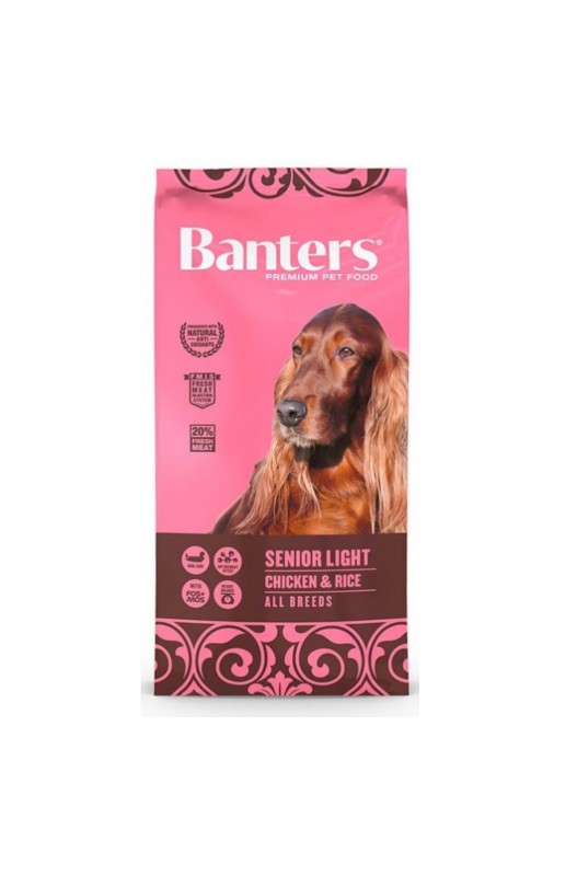 BANTERS DOG SENIOR &amp; LIGHT 3KG