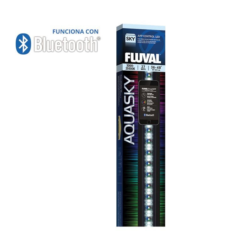 PANTALLAS DE ILUMINACIÓN BLUETOOTH FLUVAL AQUASKY LED