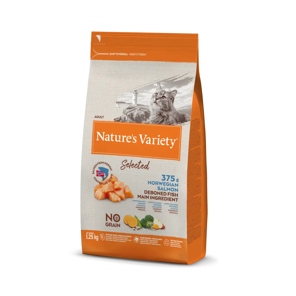 NATURE'S VARIETY SELECTED GATO - ADULTO SALMON