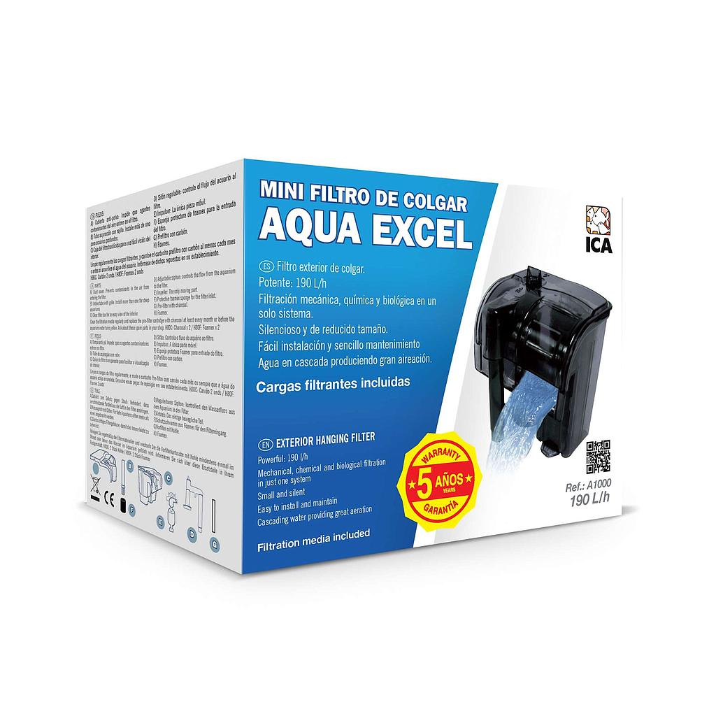 Mini filtro de cascada AQUA EXCEL (190 l/h)