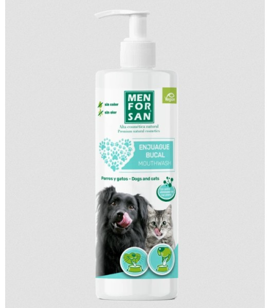 Enjuague bucal antisarro perros y gatos 500ml