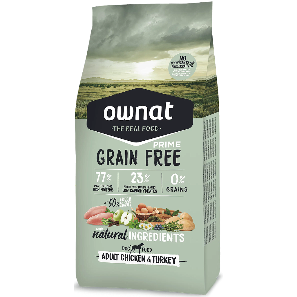OWNAT DOG PRIME GF CHICKEN&amp;TURKEY