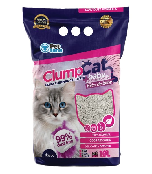 ARENA CLUMPCAT AGLOMERANTE Aroma Talco 10 L