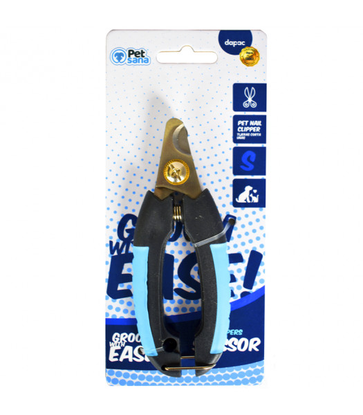 PetSana Cortauñas 4,5*12,5 cm azul perros y gatos