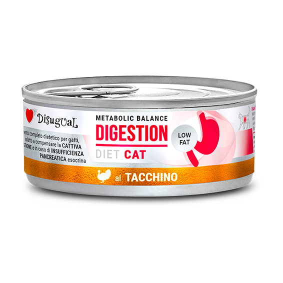 DISUGUAL METABOLIC CAT DIGESTION LF PAVO 85GR LATAS