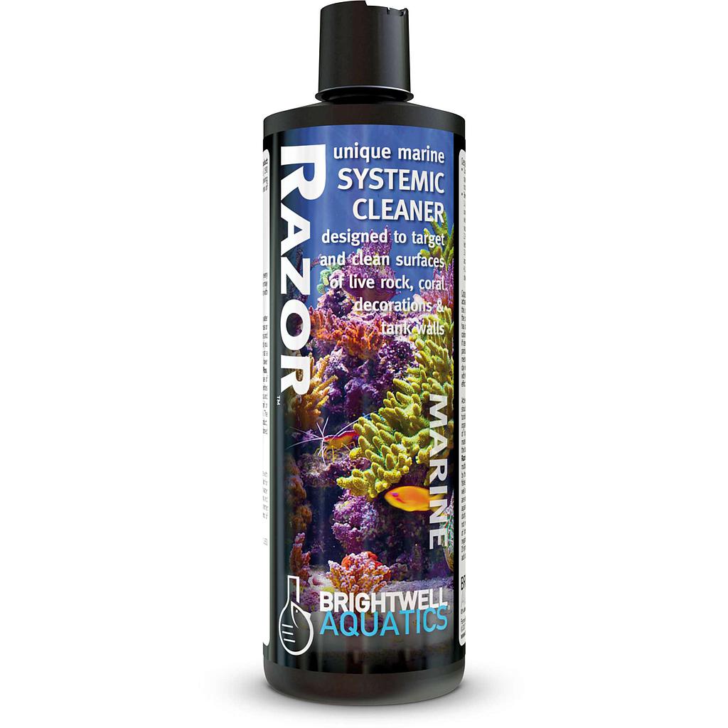 Limpiador sistémico de superficies: Razor Marine de BRIGHTWELL AQUATICS 125ml 