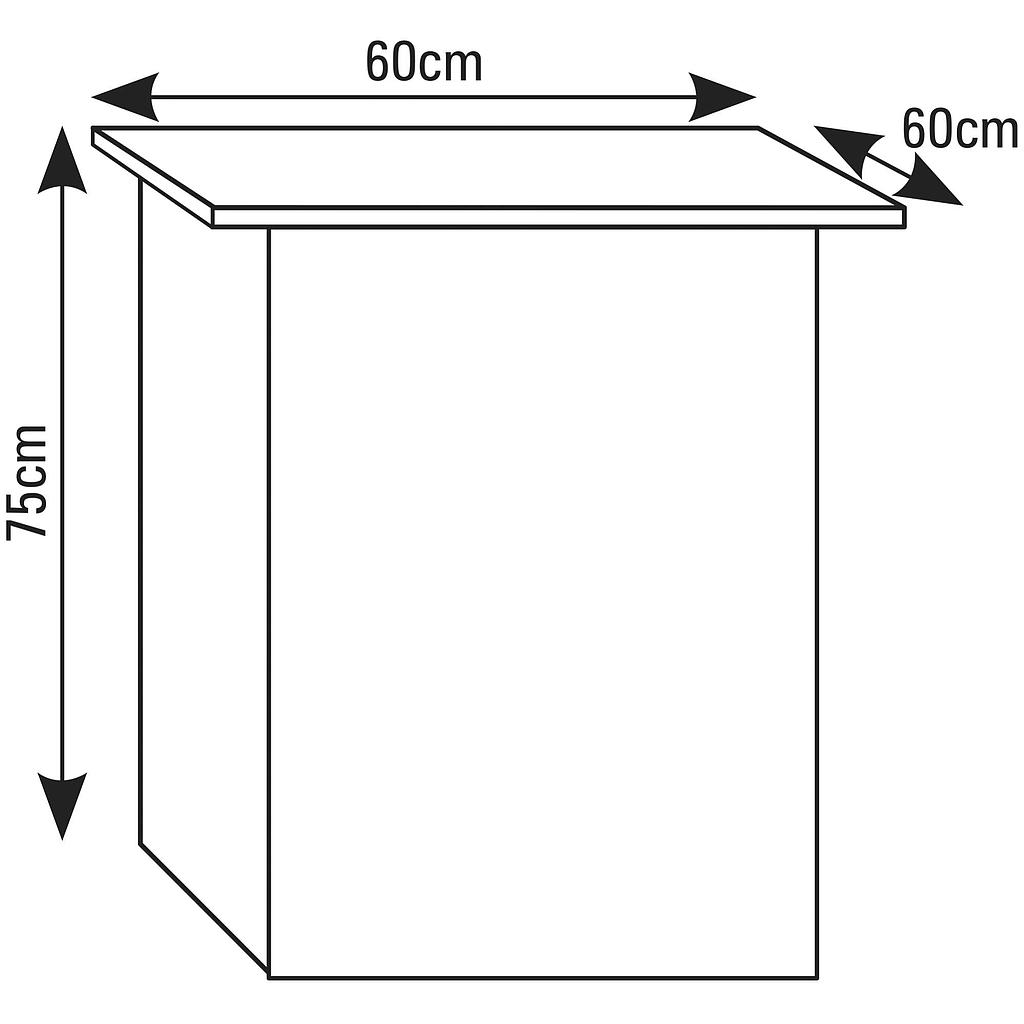 Mesa / Mueble para acuarios 190L (60 x 60 cm)