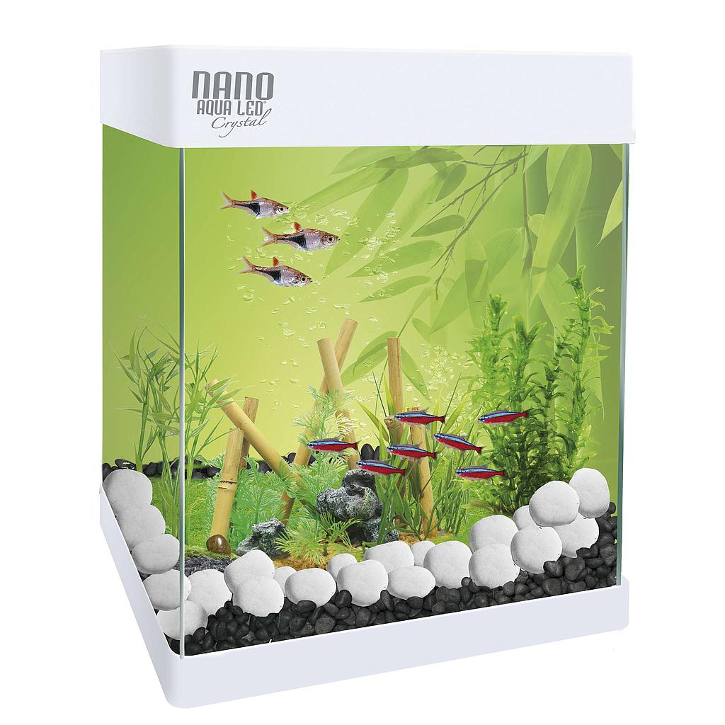 Kit NANO AQUA LED Crystal 10 (10.00 L) blanco