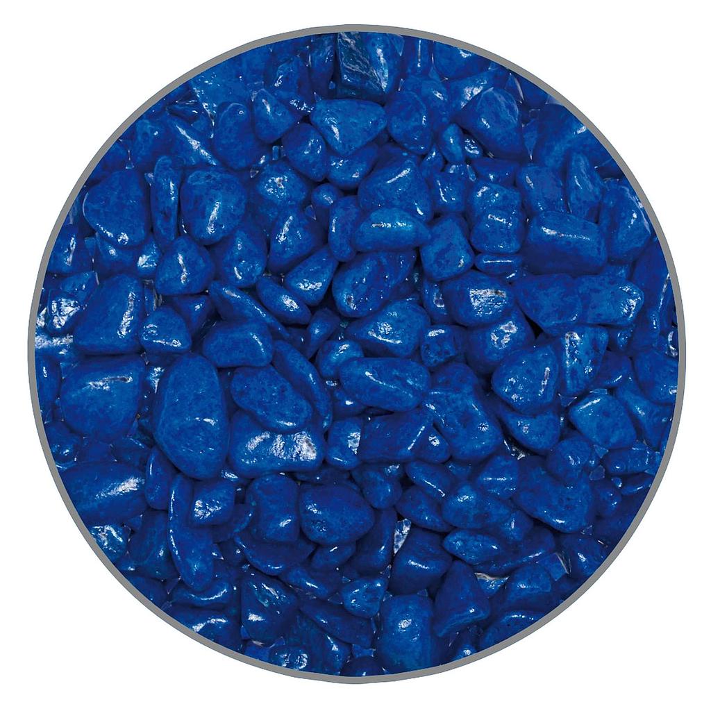 Grava PREMIUM BRILLANTE azul 7mm