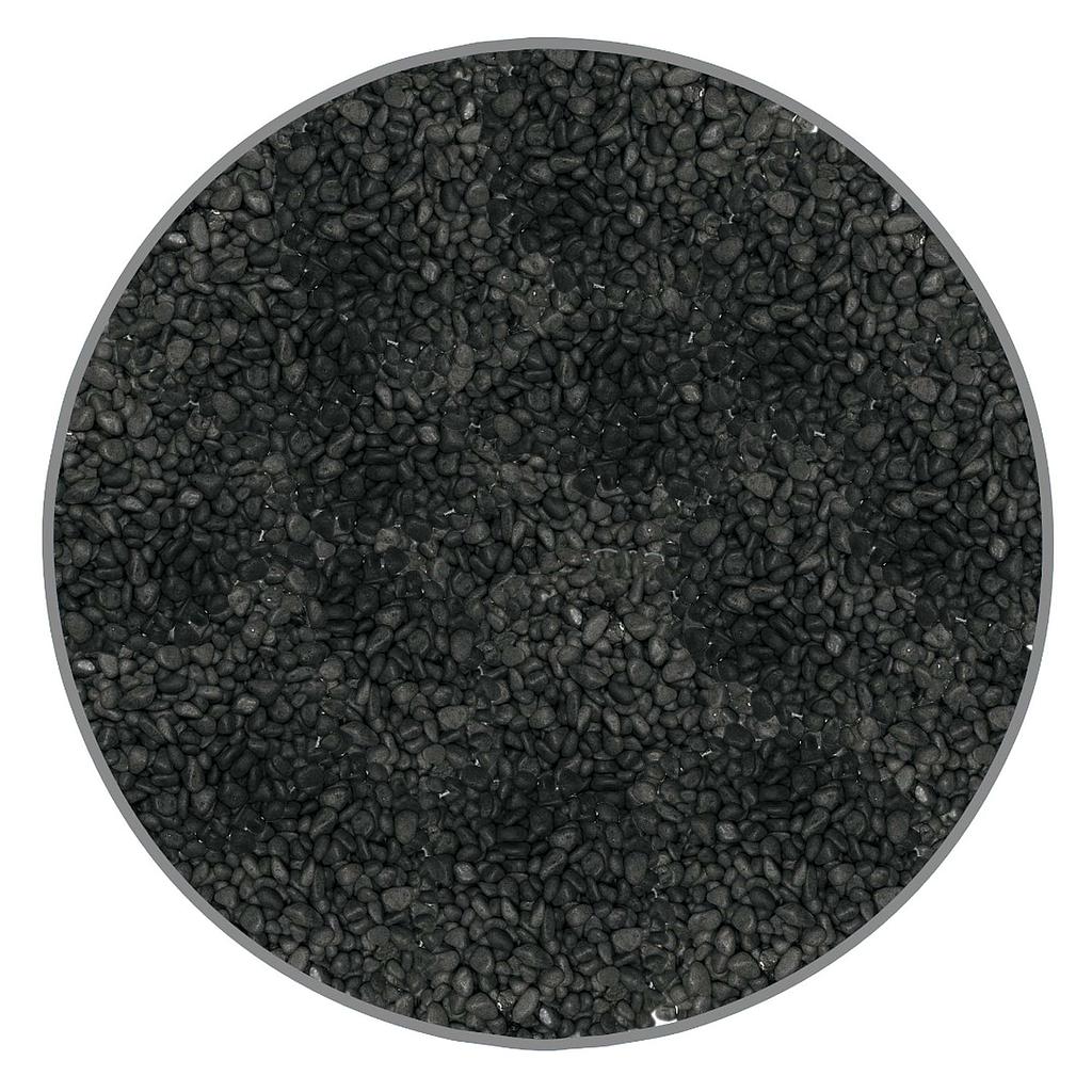 Grava de COLORES CLÁSICAS negro 2kg 1,5mm