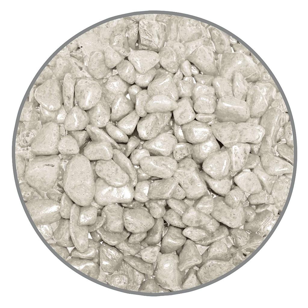 Grava PREMIUM BRILLANTE blanco 7mm