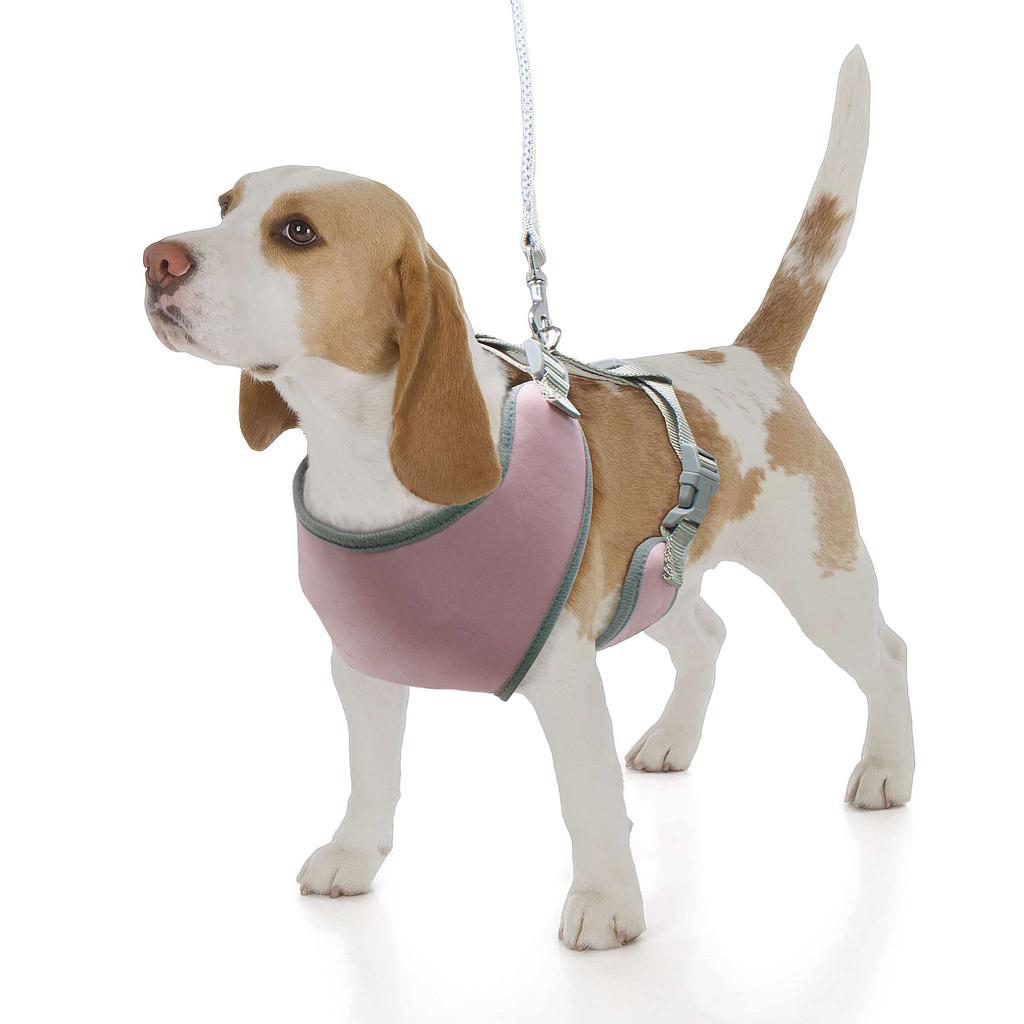 Arnés Soft XT-DOG S rosa 15cm