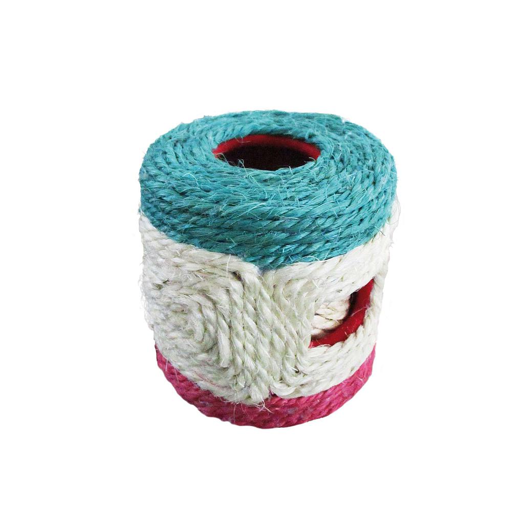 Rascador compacto con juguete 10x9,5x9,5cm