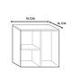 Mesa / mueble para acuarios de 100L AQUALUX / AQUALED PRO  gris
